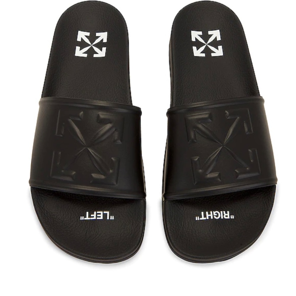 Brand New!! Off White Arrow Slides